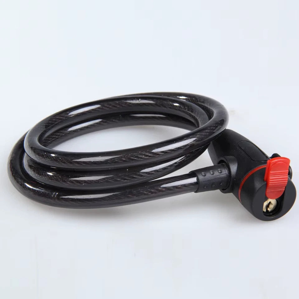 Universal Bicycle Lock Anti-theft Mtb Road Bike Steel Wire Chain Lock Motorcycle Helmet Folding Bike Electric