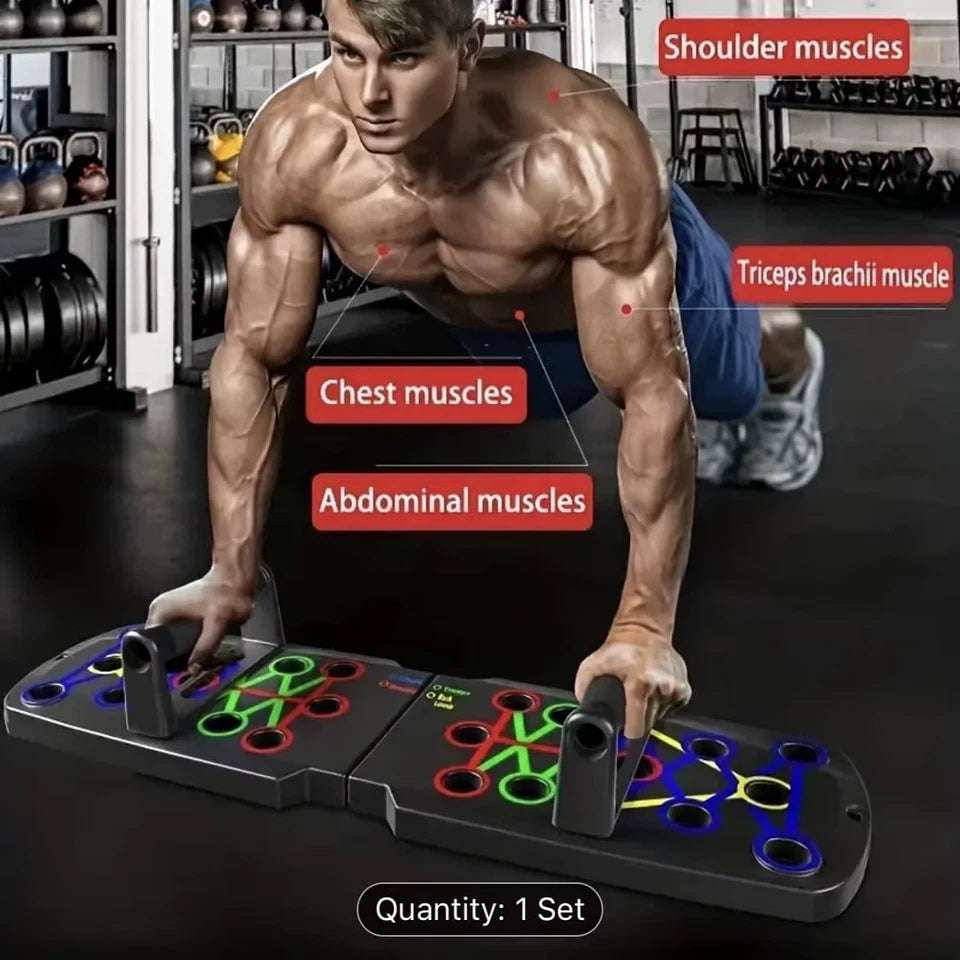 Solid Push Up Board Home Workout Equipment Multi-Functional Pushup Stands System Fitness Floor Chest