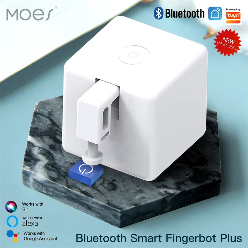 Smart Bluetooth Fingerbot Switch Button Pusher Smart Life App Voice Control via Alexa