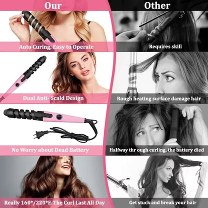 Automatic Curling Iron Hair Straightener And Curling 2 In1 New Self Curling Iron