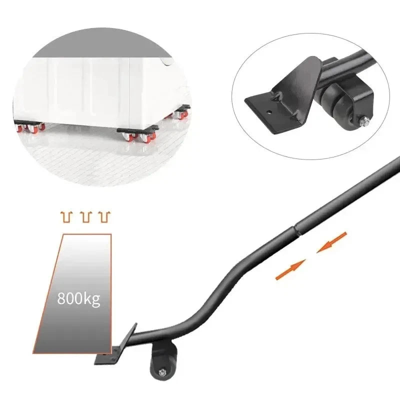Furniture Moving Transport Roller Set Removal Lifting Moving Tool Set Wheel Bar Mover moving Heavy