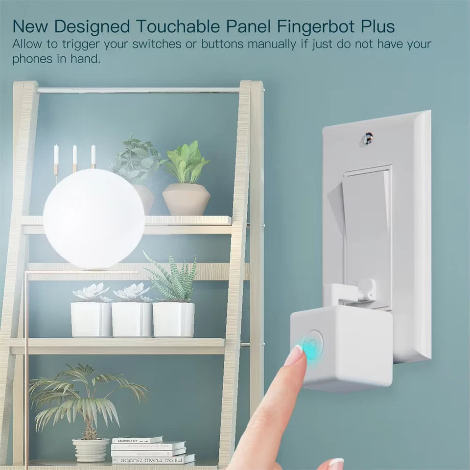 Smart Bluetooth Fingerbot Switch Button Pusher Smart Life App Voice Control via Alexa