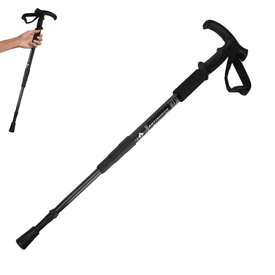 54-110cm Hiking Sticks Walking Stick Trekking Poles Mountaineering Telescopic Walking Stick for Particularly