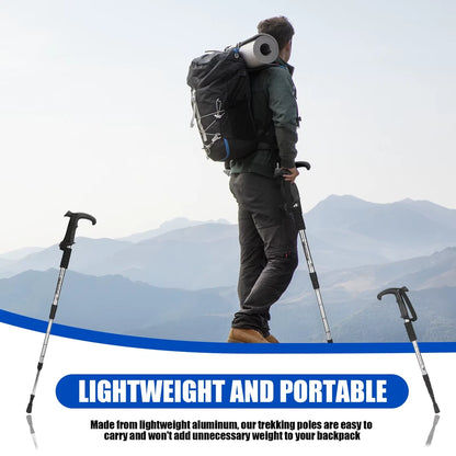 54-110cm Hiking Sticks Walking Stick Trekking Poles Mountaineering Telescopic Walking Stick for Particularly