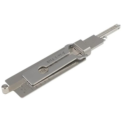 Stainless Steel Key Decoder 2 In 1 Precision Hook & Pick Set Lock Decoder O Ring