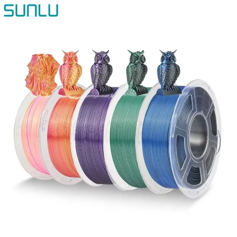 Dual &Triple Colors 3D Printer Filament 5KG 1kg Roll 1.75mm Dimensional Accuracy