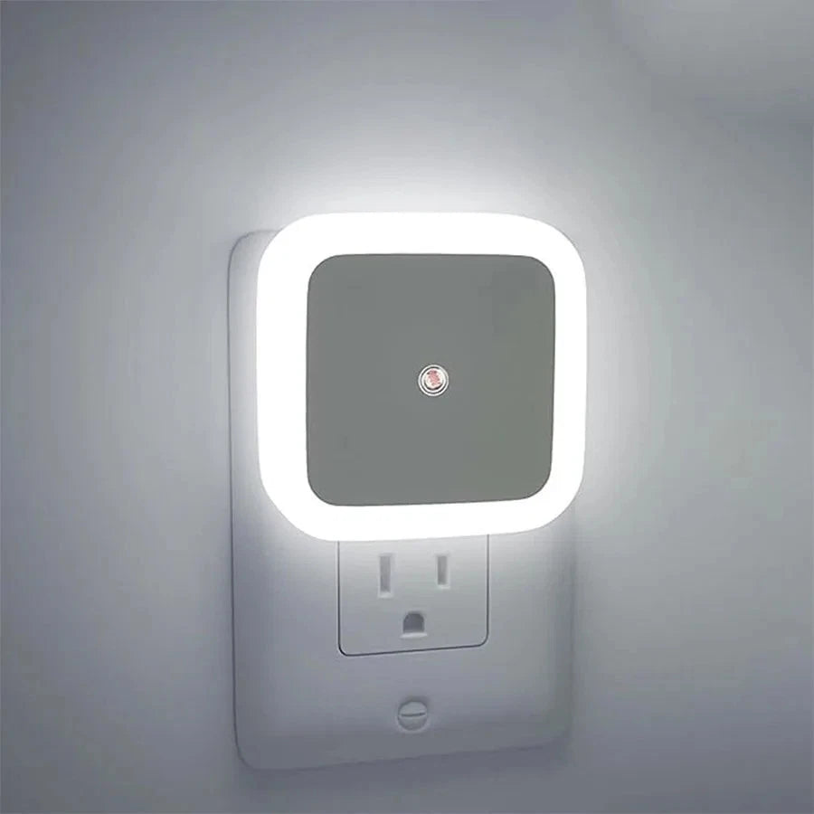 Plug in Dimmable Led Night Light with Auto Dusk to Dawn Sensor,for Hallway Bedroom Kids Room