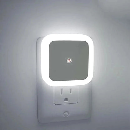Plug in Dimmable Led Night Light with Auto Dusk to Dawn Sensor,for Hallway Bedroom Kids Room