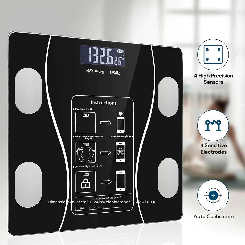 Digital Body Scale With Backlit LED Display Screen Weighing Up To 400 Pounds Ideal for Weight Management & Fitness