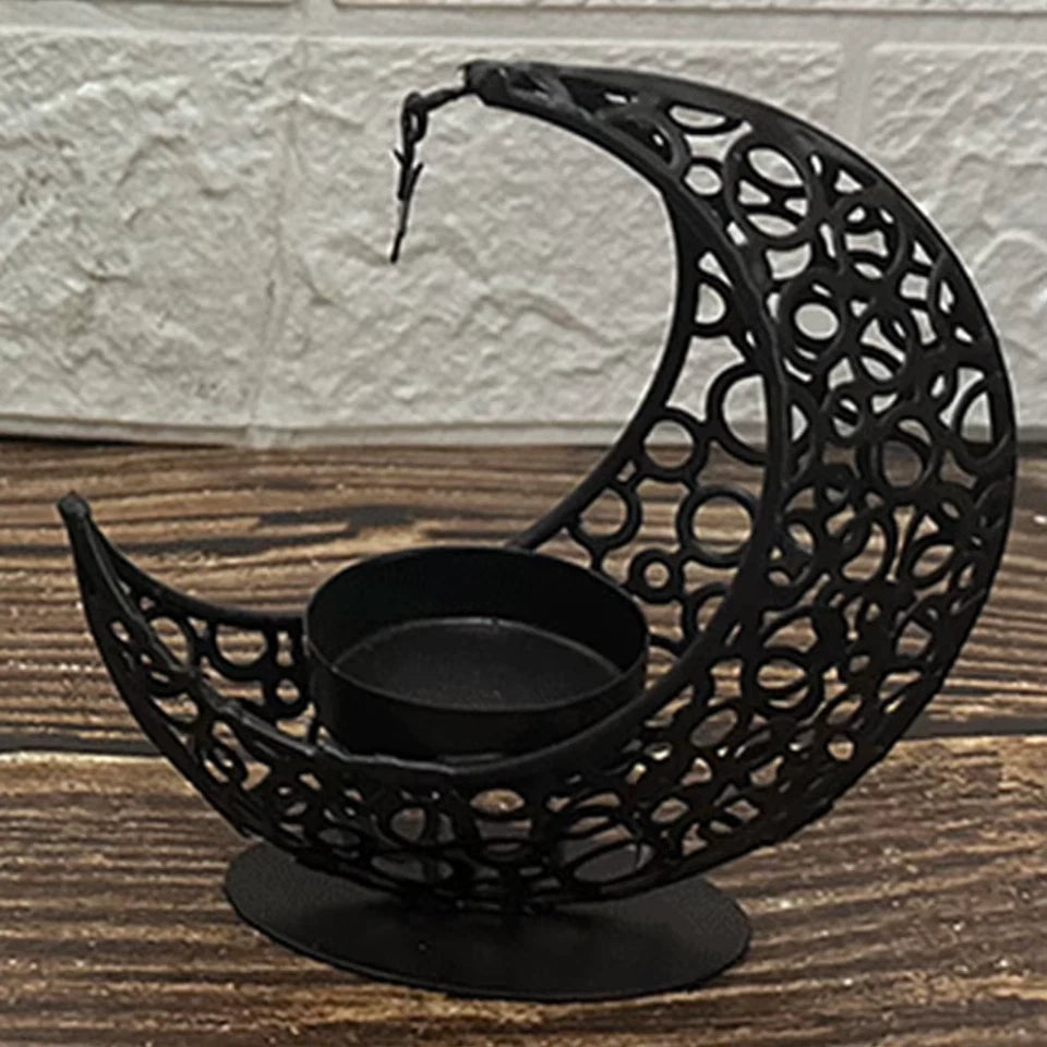 Eid Mubarak Candle Holder Ramadan Candlestick Holder Home Islamic Muslim Party Decor Ramadan Decoration