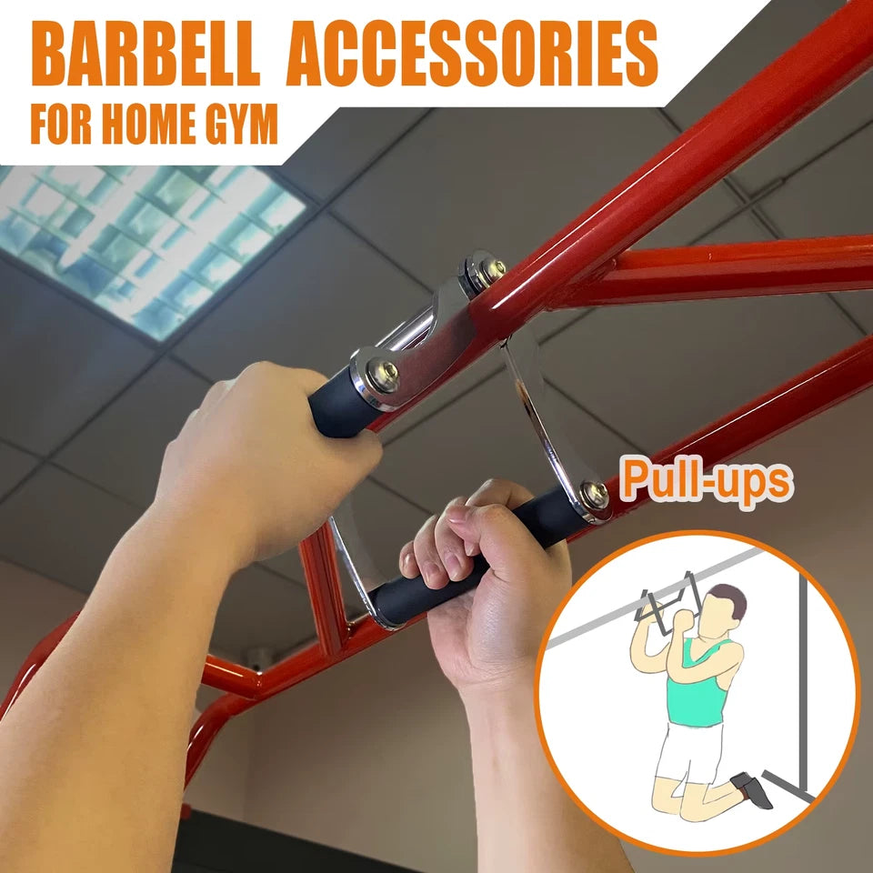 V Bar Row Landmine Handle Attachment for Barbell Bars T-Bar Row Attachment Core Strength Training Accessories