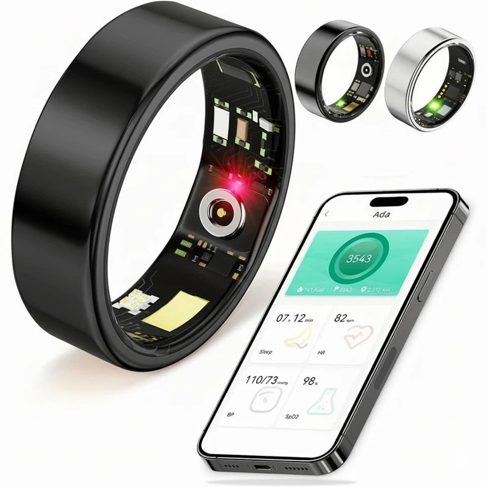 Smart ring sleep tracking motion monitoring compatible with iPhone and Android smart gift