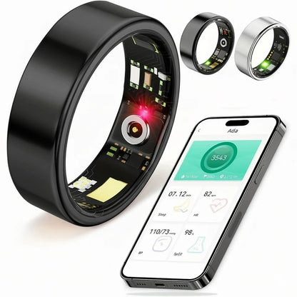Smart ring sleep tracking motion monitoring compatible with iPhone and Android smart gift