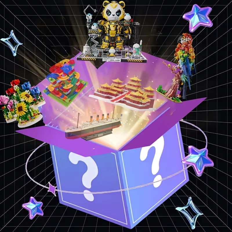Mysterious Box  Surprise Yourself with unique random items  High-quality black packaging