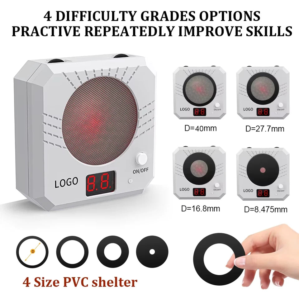 Electronic Scoring Laser Target Color Sensitive Shooting Practice with Sound Effects Training Toy