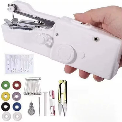 1pc Portable Handheld Sewing Machine with Adjustable Speed USB Powered Ideal for Fabric Clothing