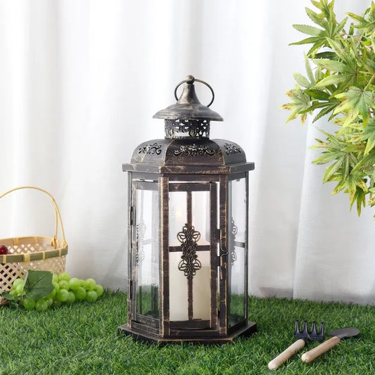 Vintage Nordic Candle Holder Lanterns Metal Hanging Lantern Iron Lantern Decorative Lanterns Home Decor Wedding