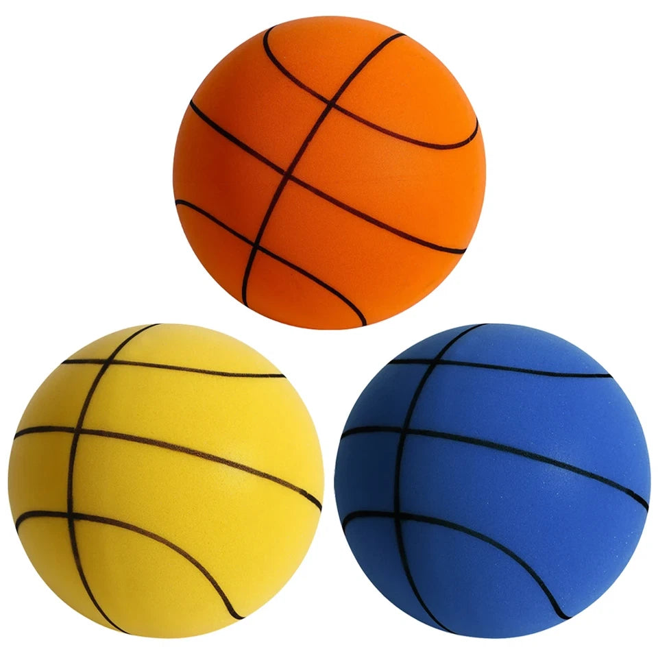 18cm Silent Basketball Indoor Training Ball Mute Bouncing Basketball for Various Indoor Activities