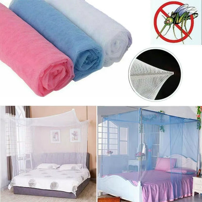 Summer Home Mosquito Nets 4 Corner Post Bed Canopy Net Double Bed Lightweight Fashion Bedding