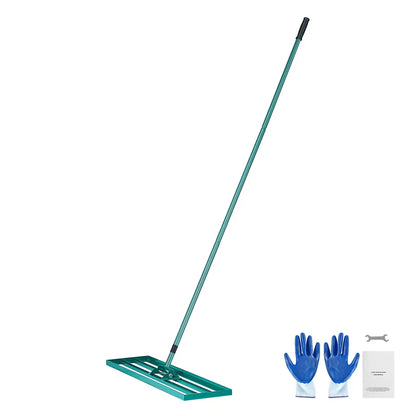 Lawn Leveling Rake 36inchx10inch Heavy-duty Lawn Leveler With 78inch Steel Extended Handle