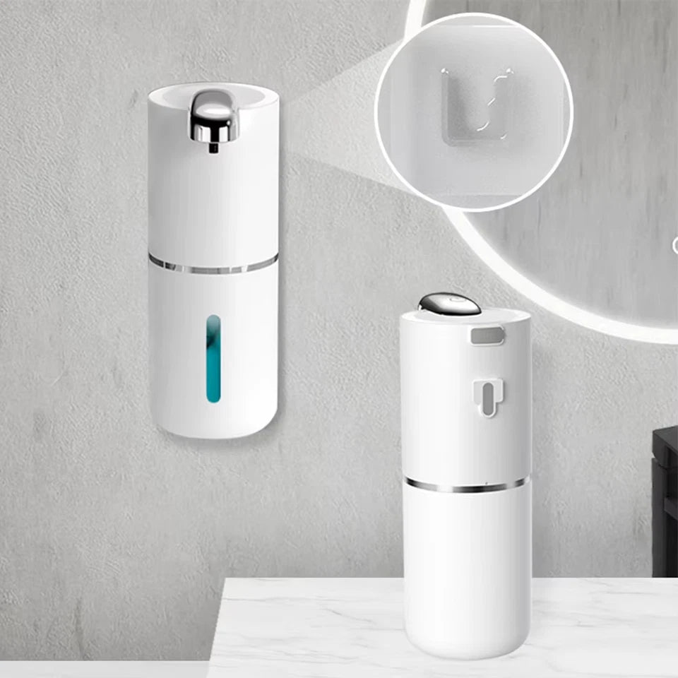 380ml Automatic Soap Dispenser Wall Mounted Electric Sanitizer Dispenser IPX5 Waterproof Infrared Sensor