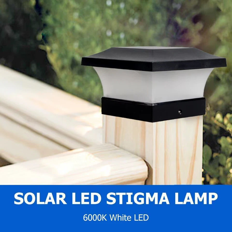 Solar Garden Post Lamp LED Waterproof Landscape Lights Courtyard Outdoor Decor Solar Power LED Waterproof
