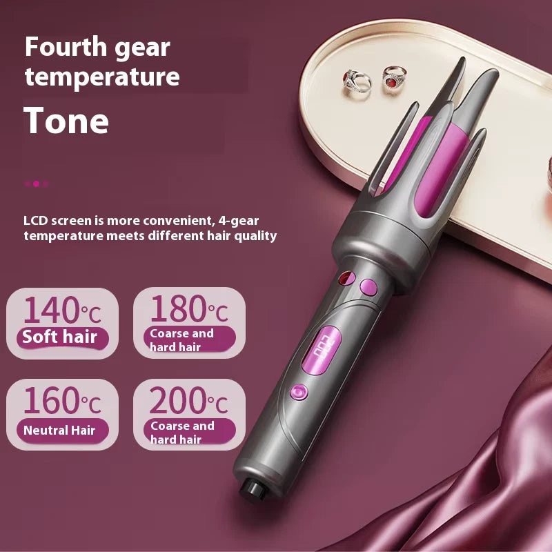 2 in 1 Automatic Curler 32mm Automatic Rotating Ceramic Curler Professional Curling