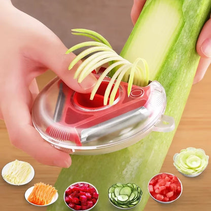 3in1 Kitchen Convenience Vegetable Peeler Carrot Grater Fruit cutter hredding Tool Kitchen gadgets set