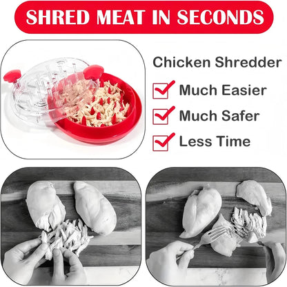 Chicken Shredder Tool Visible Meat Shredder Twist Chopper Slip Strip Suitable