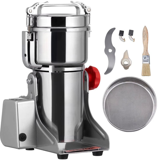 Electric Grain Mill Grinder Commercial Swing Spice Grinders for Dry Herbs Grains Spices Cereals