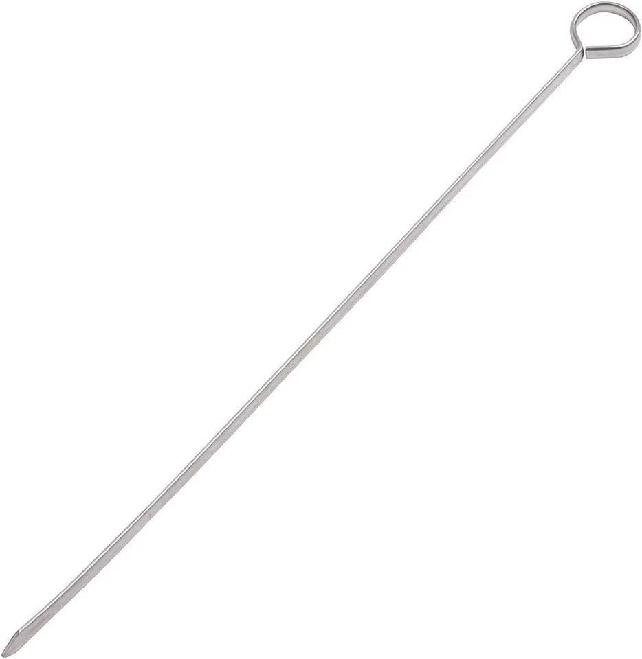 24 Pack Kabob Skewers for Grilling 12 Inch  BBQ Grill Grilling Accessories Stainless Steel