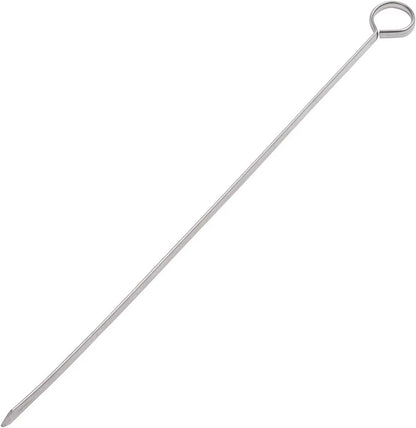 24 Pack Kabob Skewers for Grilling 12 Inch  BBQ Grill Grilling Accessories Stainless Steel