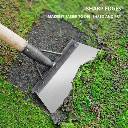 Outdoor Cleaning Shovel Sharp Edge Farm Planting Weeding Tool Efficient Eradication for Garden Weeds