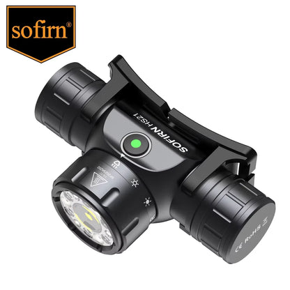 2000lm EDC Headlamp 18650 USB C Rechargeable Flashlight SFT40 Powerful Headlight