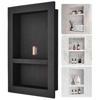 Shower Niche Ready for Tile Shelf Organizer Corners Niche Recessed Sealed Protection