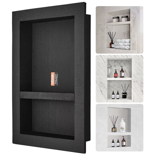 Shower Niche Ready for Tile Shelf Organizer Corners Niche Recessed Sealed Protection