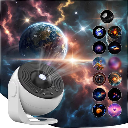 Upgrade Galaxy Projector Pro 13 in 1 HD Planetarium Star The Milky Way Projector for Bedroom