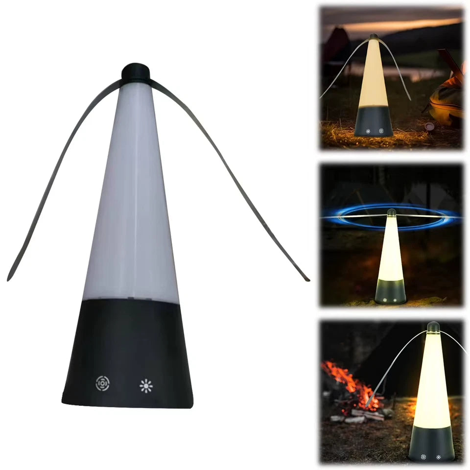 Fly Fan for Tables Keep Flies Away Table Food Fan with Holographic Blades Food Spinning Fan for Picnic