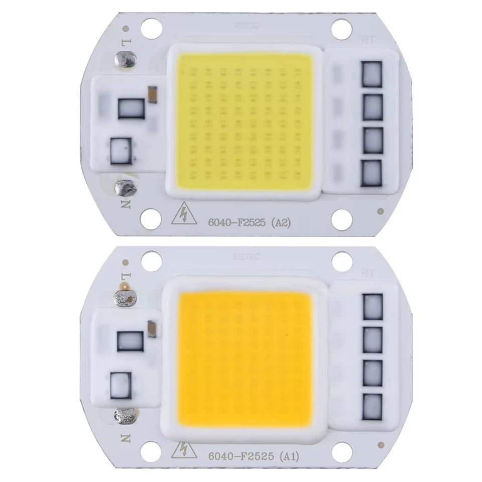 LED COB lamp Bead 50W AC 220V Smart IC No Need Driver DIY Flood light Led Bulb Spotlight Outdoor Chip Lamp