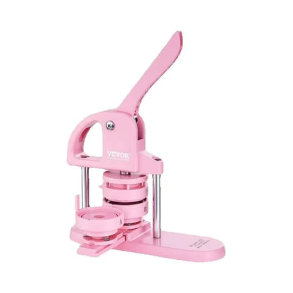 3 IN 1 Button Maker Button Maker Machine with Panda Magic Book Ergonomic Arc Handle Punch Press Kit