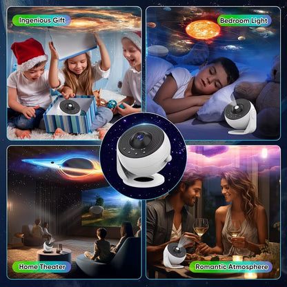 Upgrade Galaxy Projector Pro 13 in 1 HD Planetarium Star The Milky Way Projector for Bedroom