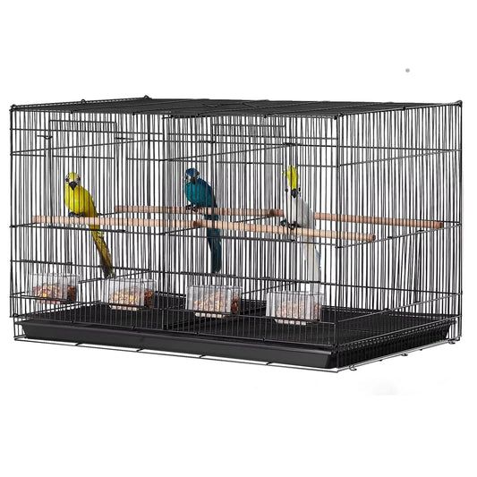 30In Flight Bird Cage Stackable Divided Small Animal Cage for Kinds of Birds Pet Travel Birdcage