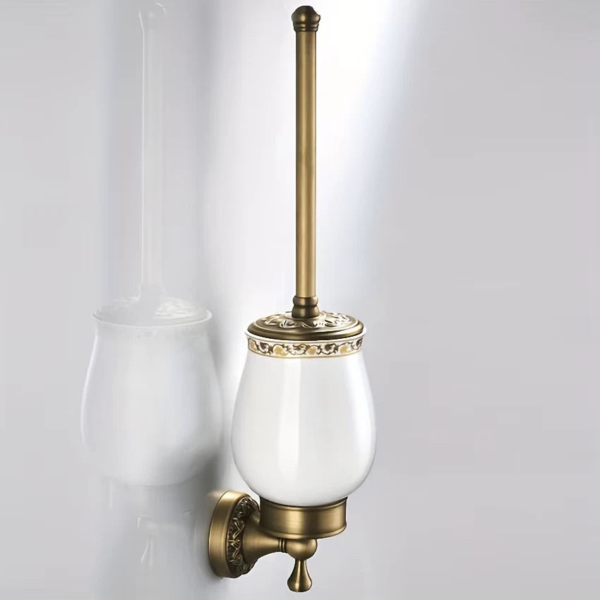 Toilet Brush Holder Traditional European Royal Style Bathroom Accessories for Home Hotel