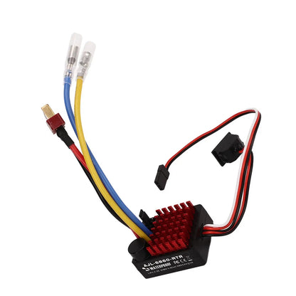 Waterproof 60A ESC Brushed Electronic Speed Controller for 1/10 RC Car Rock Crawler Boat