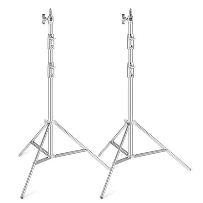 2.9M Tripod Super Stable Big Tripod Foldable Light Stand Lifting Frame Wheels Photography Softbox