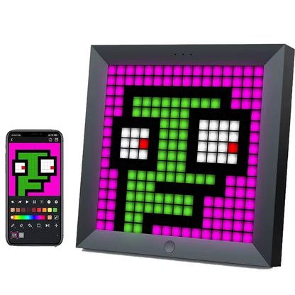 LED Pixel Display 32x32 RGB night light Smart APP Connected LED DIY Pixel Photo Frame & Decorative