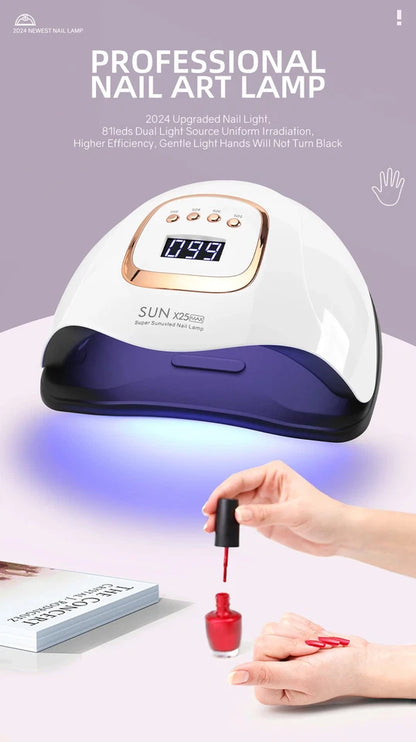 380W 81 Leds Nail Dryer UV Lamp Nail Curing Lamp Manicure Lamp For Fingernails