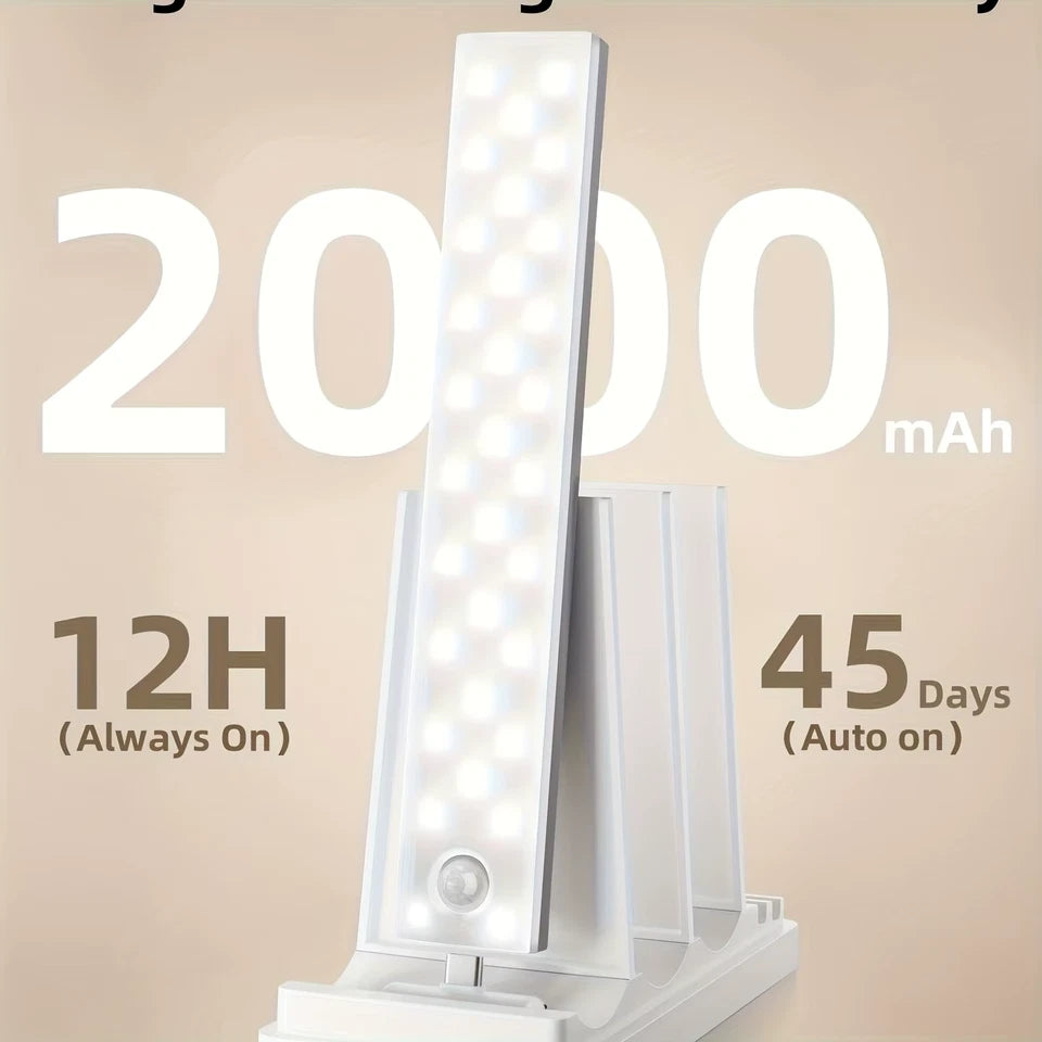 Pack Under Cabinet Lighting With Charging Station Rechargeable Motion Sensor Lights 3 Color Temps