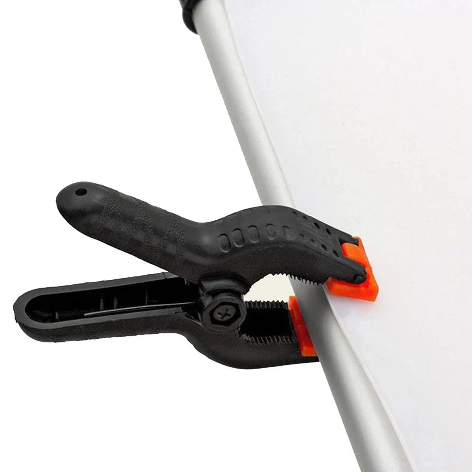 10pcs Background Cloth Clamp Black Photography Spring Clips Multi-function Practical Creative Convenient