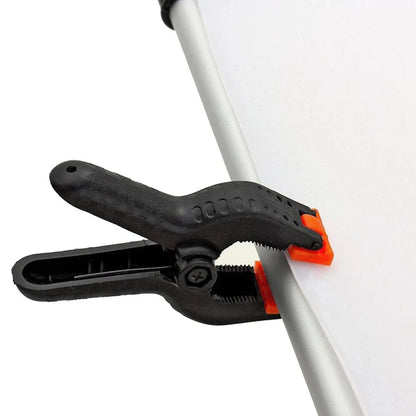 10pcs Background Cloth Clamp Black Photography Spring Clips Multi-function Practical Creative Convenient